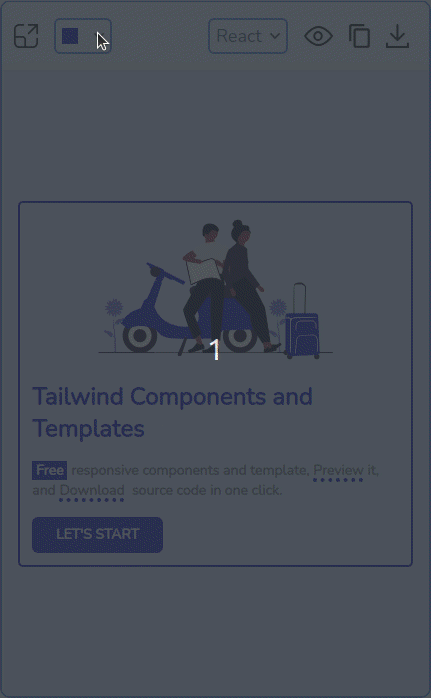 Tailwind Components Design Adjustment with Tailwind Colors