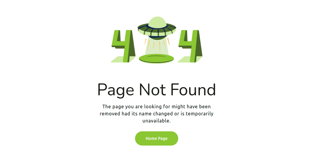 Creative 404 Error Page Custom Component - Tailwindtap