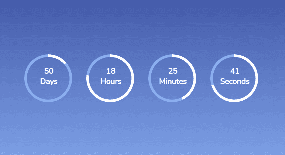Website Countdown Timer Component - Tailwindtap