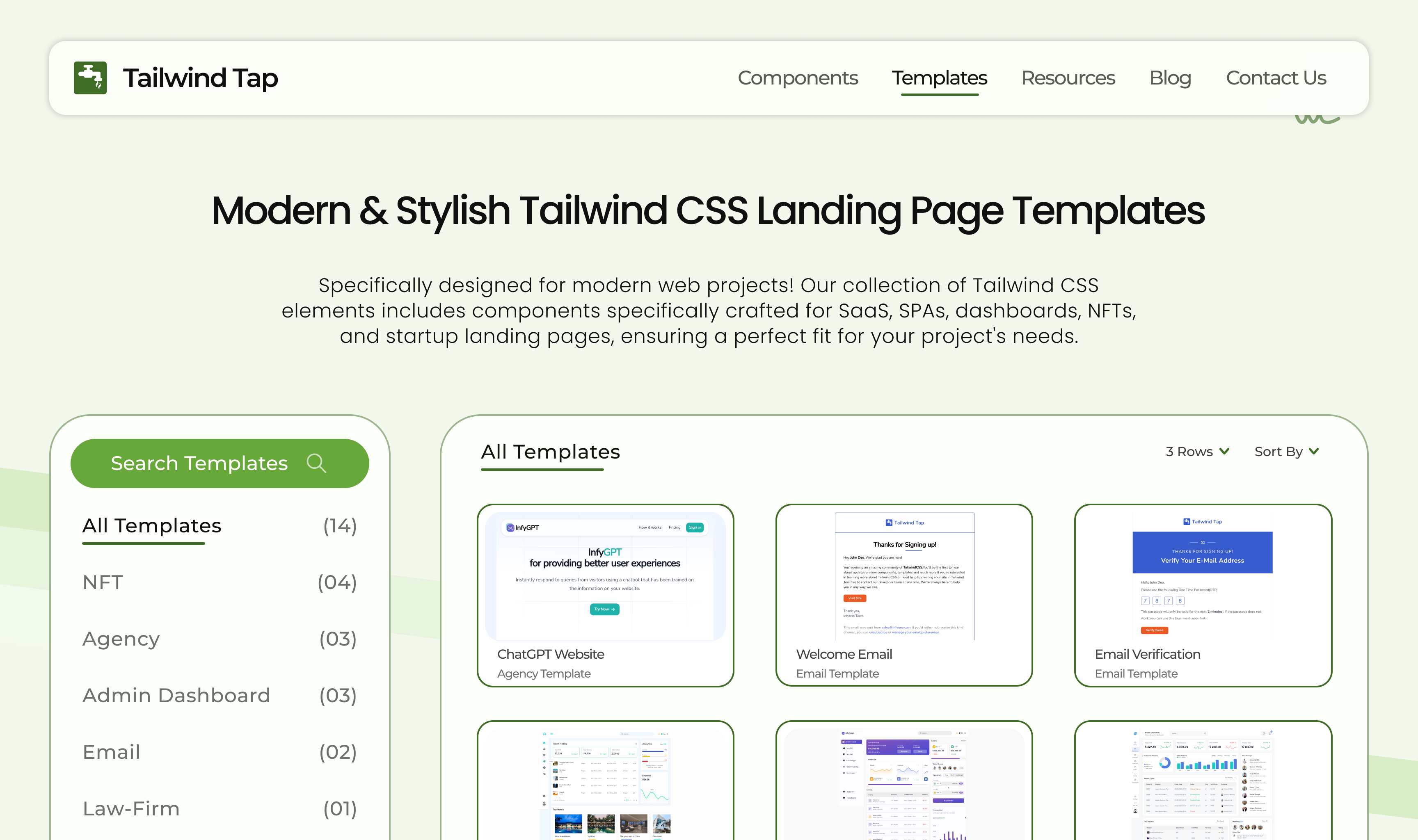 Free Css Landing Page